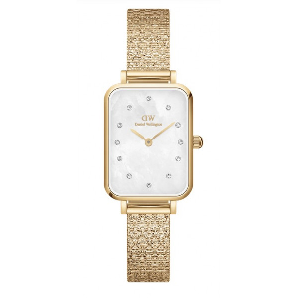 Daniel Wellington Quadro Lumine Pressed Piano (white) Evergold