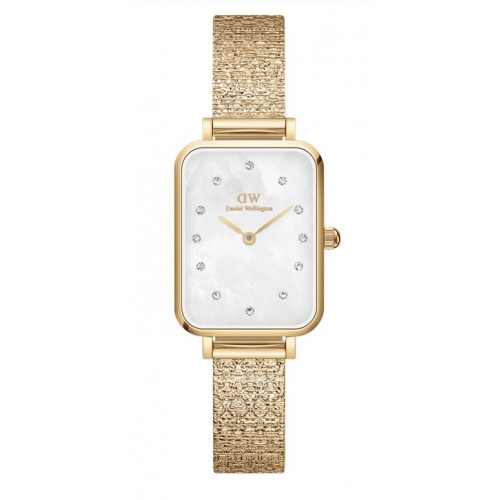 Daniel Wellington Quadro Lumine Pressed Piano (white) Evergold