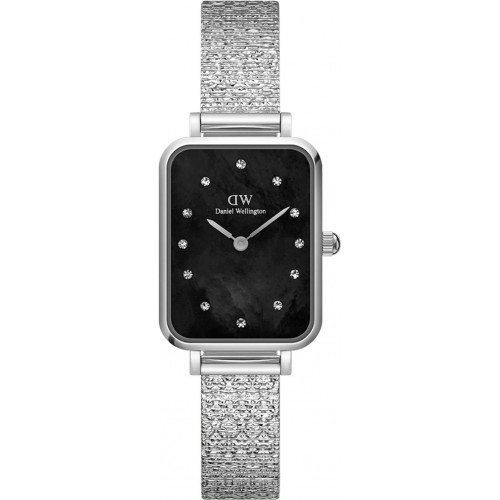 Daniel Wellington Quadro Lumine Pressed Piano (black) Sterling