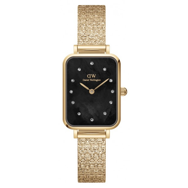 Daniel Wellington Quadro Lumine Pressed Piano (black) Evergold