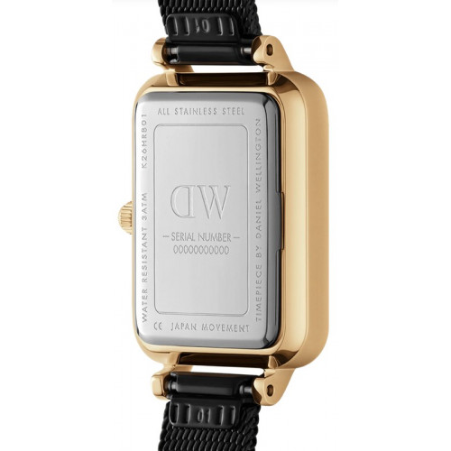 Daniel Wellington Quadro Pressed Ashfield Evergold