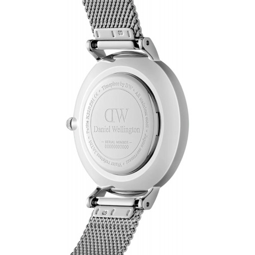 Daniel Wellington Petite Lumine Pressed Piano (black) Sterling