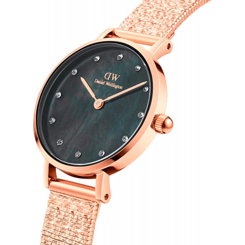 Daniel Wellington Petite Lumine Pressed Piano (black) Melrose