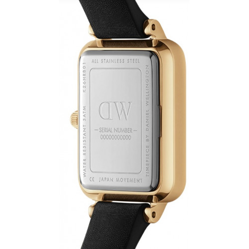 Daniel Wellington Quadro Pressed Sheffield (black) Evergold