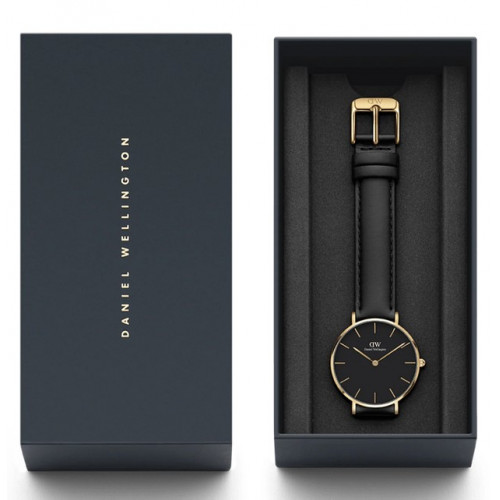 Daniel Wellington Petite Sheffield (black) 32 mm Evergold
