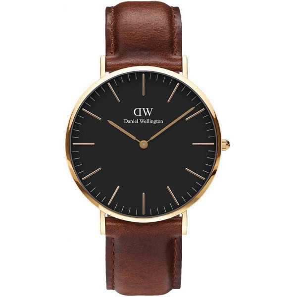 Daniel Wellington Classic St Mawes (black) 40 mm Evergold
