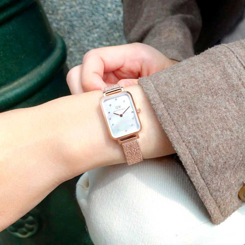 Daniel Wellington Quadro Lumine Pressed Piano (white) Melrose