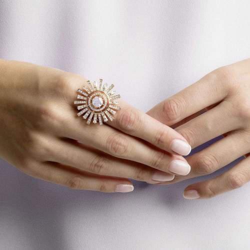 Кольцо Swarovski Sunshine