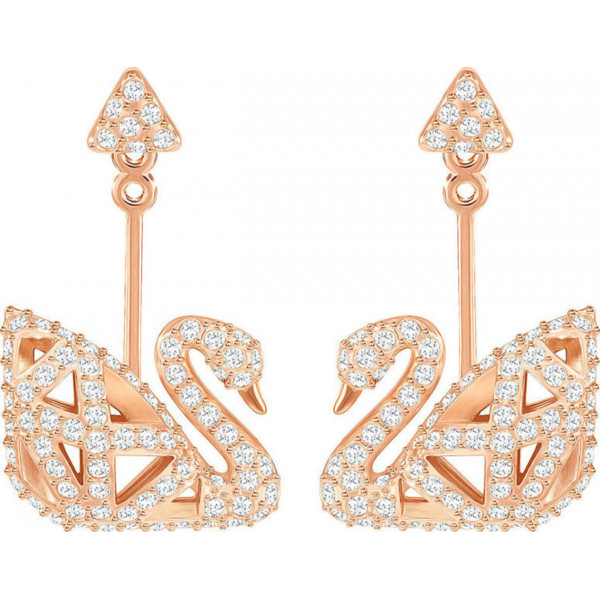 Серьги Swarovski Facet Swan 5358058