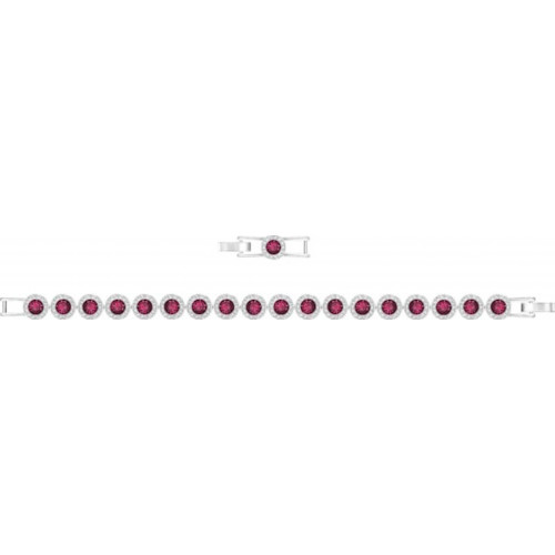 Браслет Swarovski Angelic Krasnyj Kristall Silver