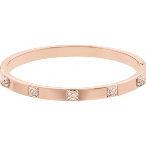 Браслет Swarovski Tactic Bangle White Rose gold