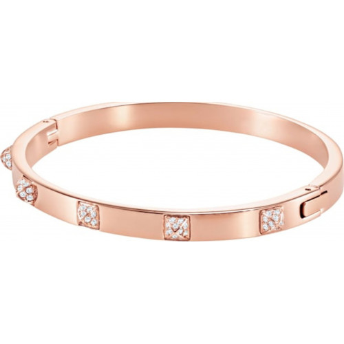 Браслет Swarovski Tactic Bangle White Rose gold