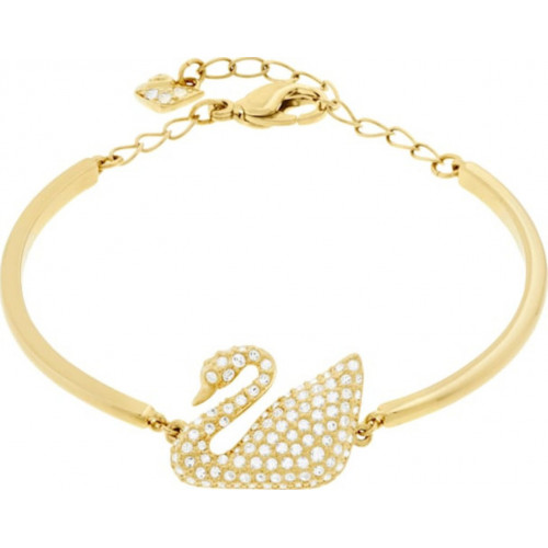 Браслет Swarovski Swan Belyj Kristall Gold